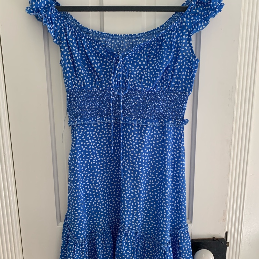 Off the shoulder summer dress
